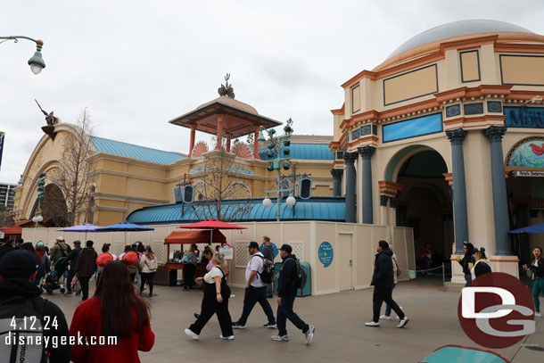 Work continues on the Little Mermaid queue project