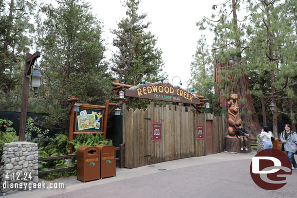 Redwood Creek Challenge Trail is closed for renovation