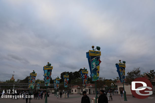 The Esplanade has also received its Pixar Fest banners