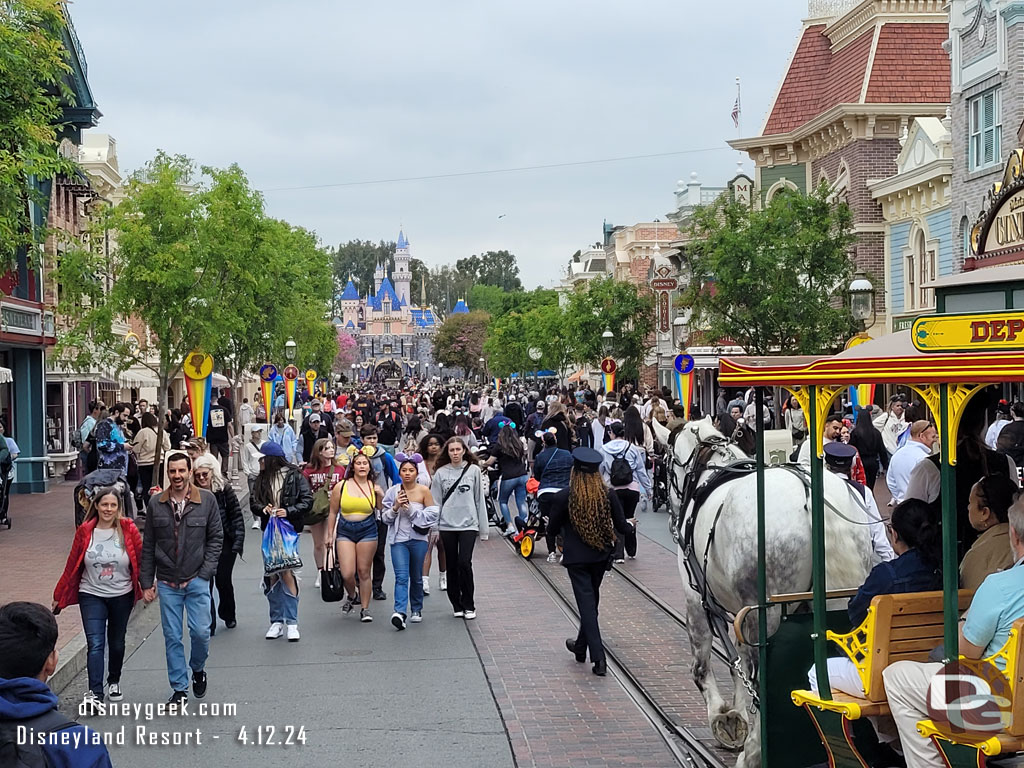 Main Street USA this afternoon