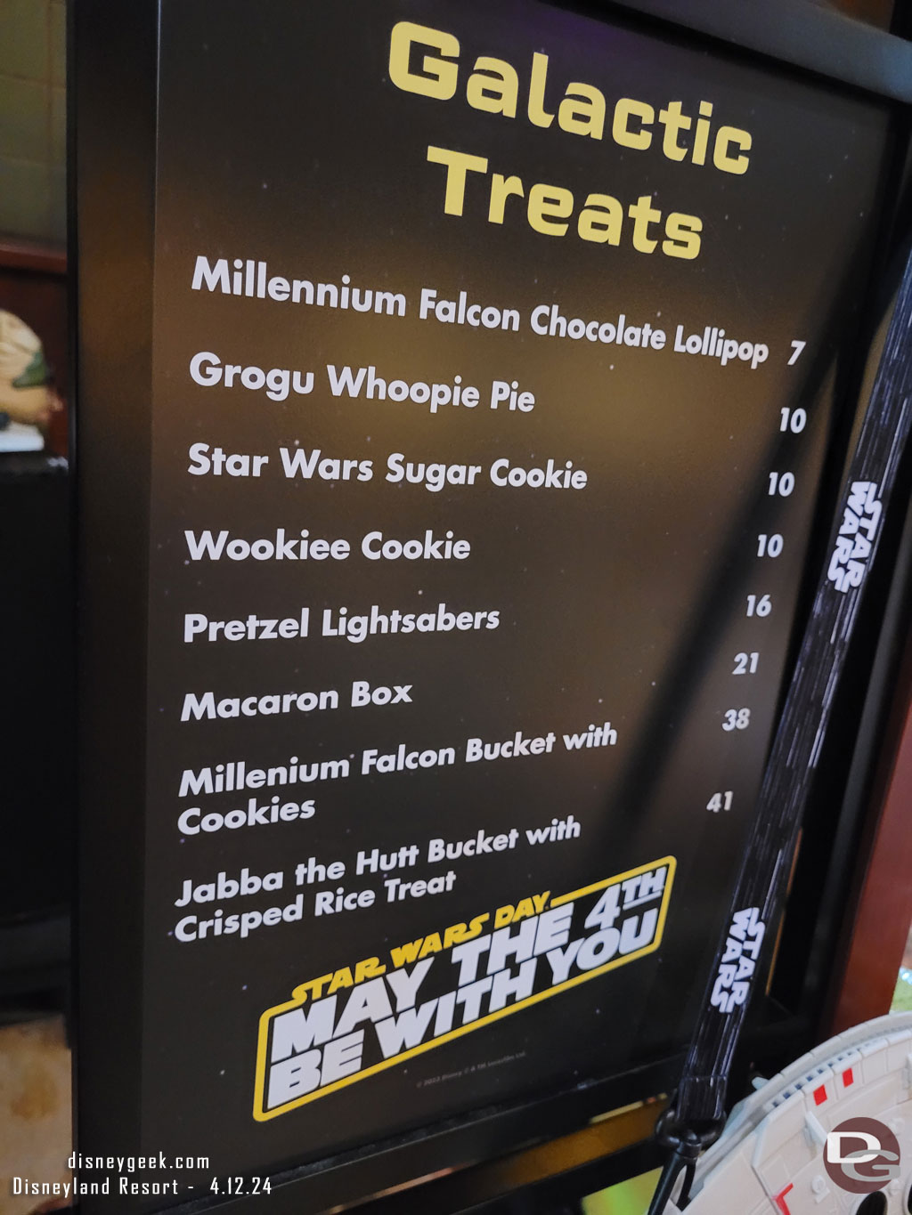 Nearby you can purchase Galactic Treats