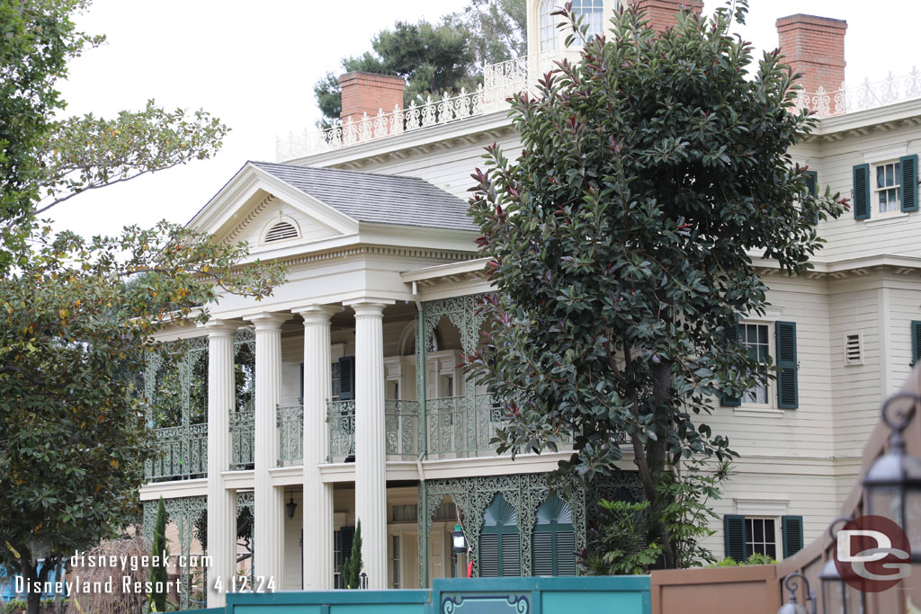 The Haunted Mansion as I walked back.