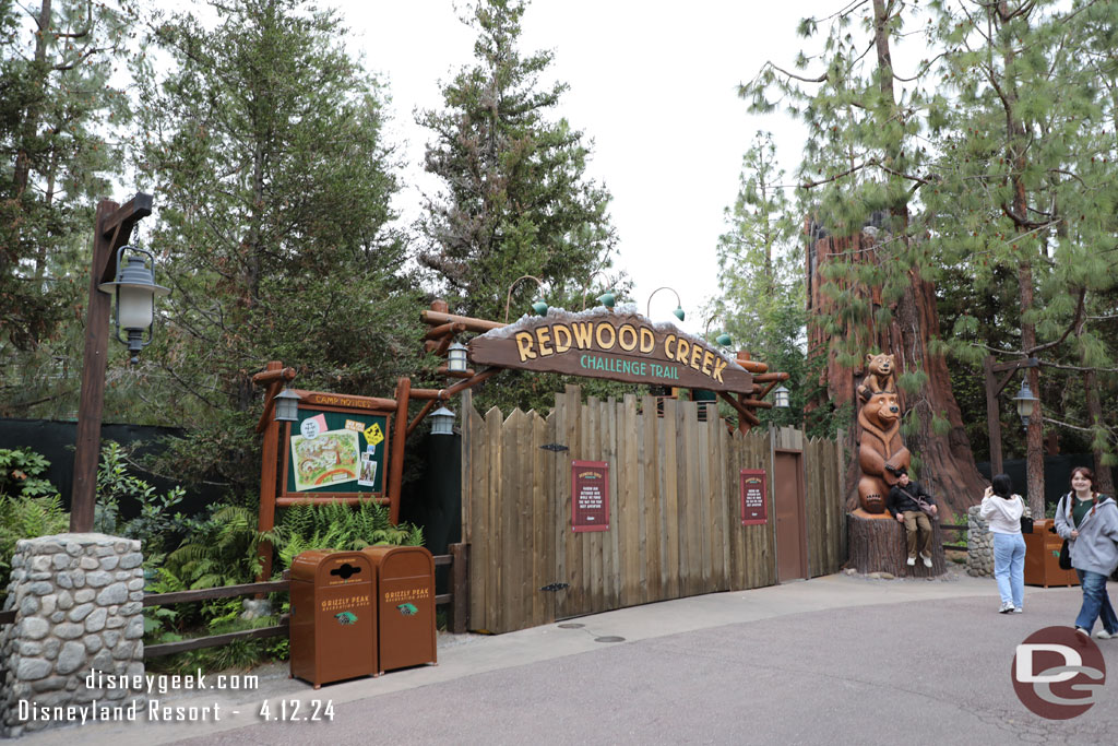 Redwood Creek Challenge Trail is closed for renovation