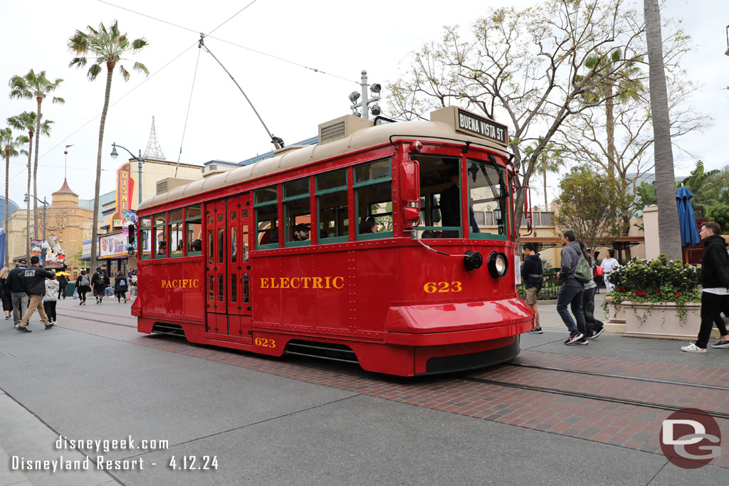 A Red Car passing by