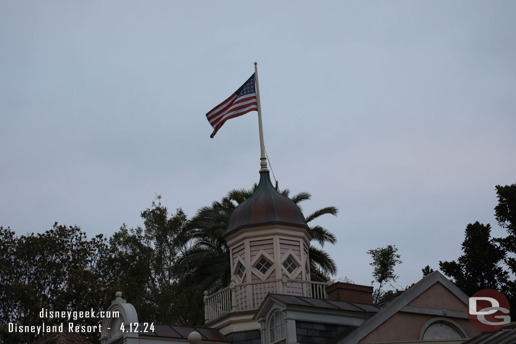 The breeze seems to be picking up.  Odds of fireworks tonight seems to be heading south.