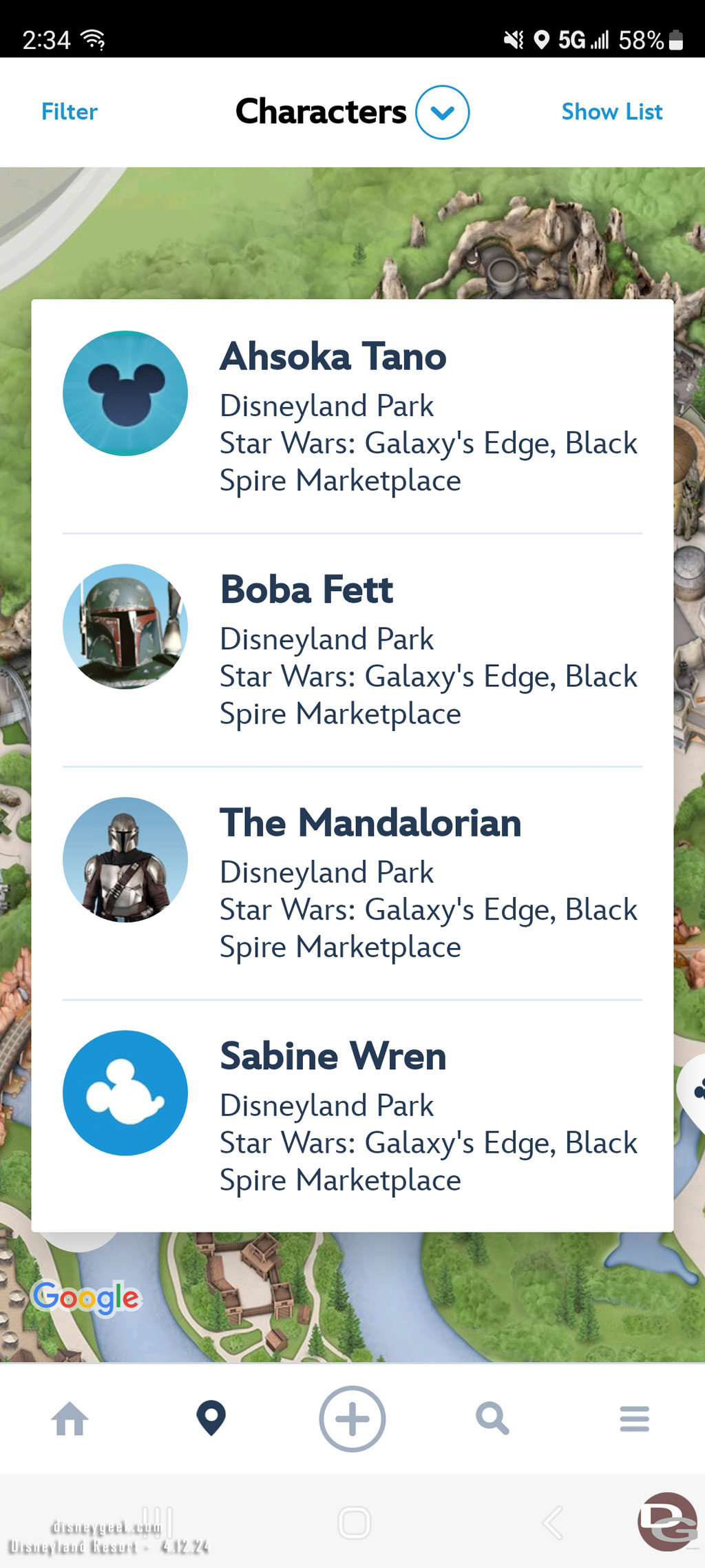 Sabine Wren is new for Season of the Force.  Her next appearance was at 3:00pm, I opted to keep moving so I missed her today.