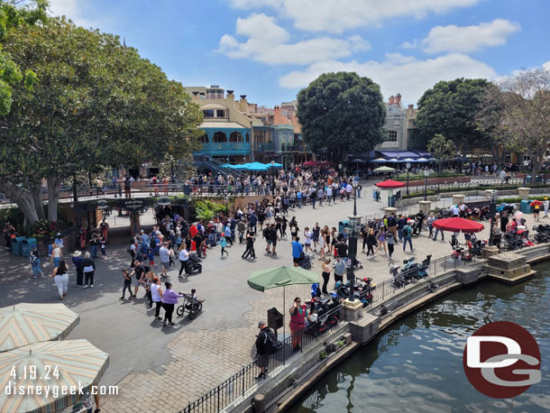 New Orleans Square this afternoon