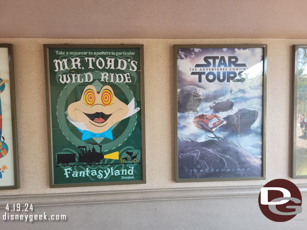 The Star Tours posted was updated for Season of the Force