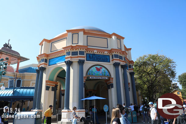 Walls are down from near the Little Mermaid