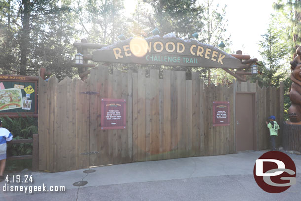 Redwood Creek renovation is ongoing