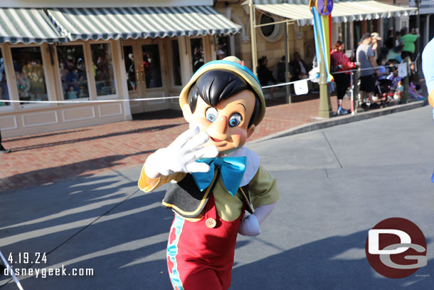 Pinocchio in Magic Happens