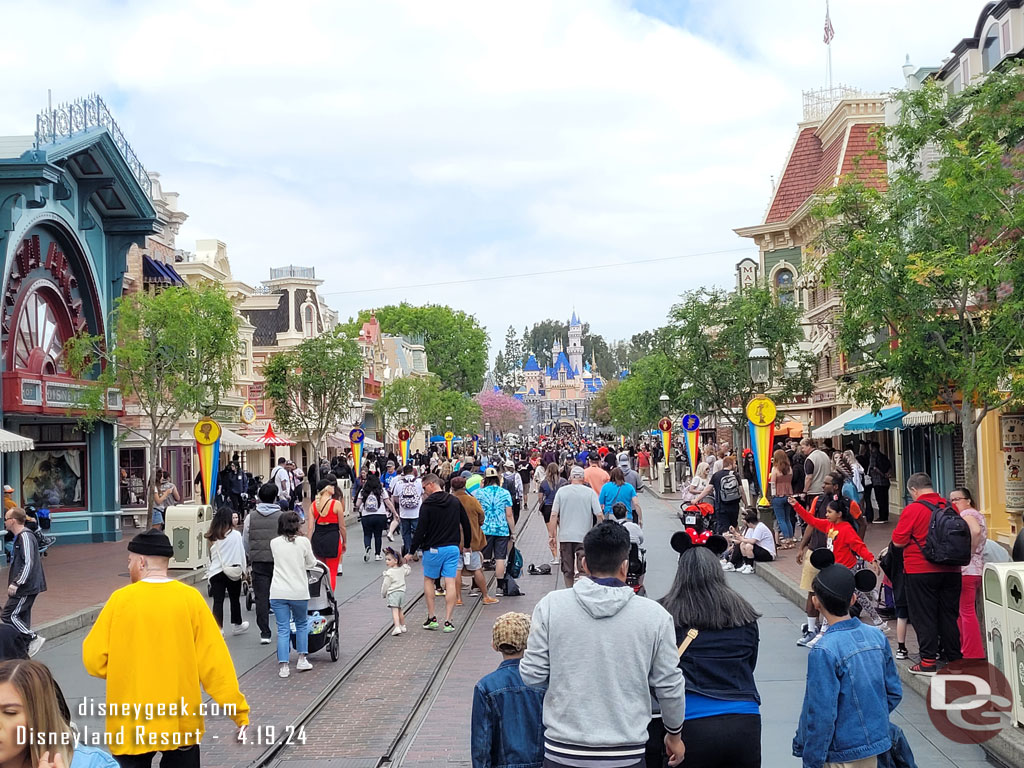 Main Street USA this afternoon