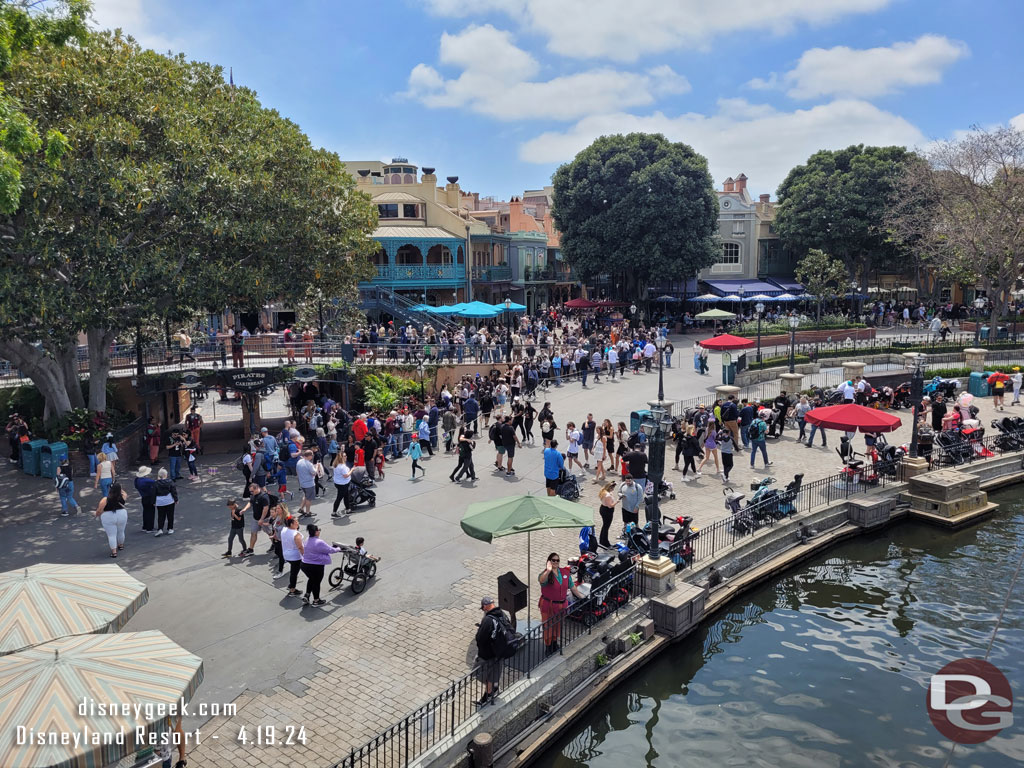 New Orleans Square this afternoon