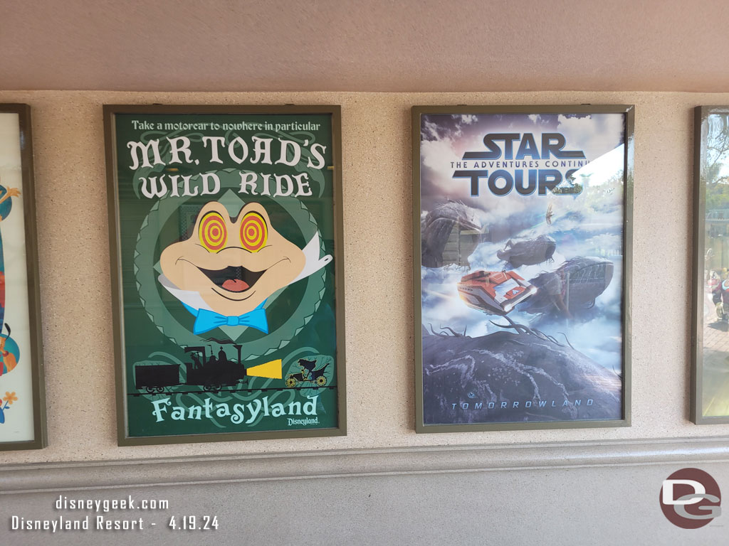 The Star Tours posted was updated for Season of the Force