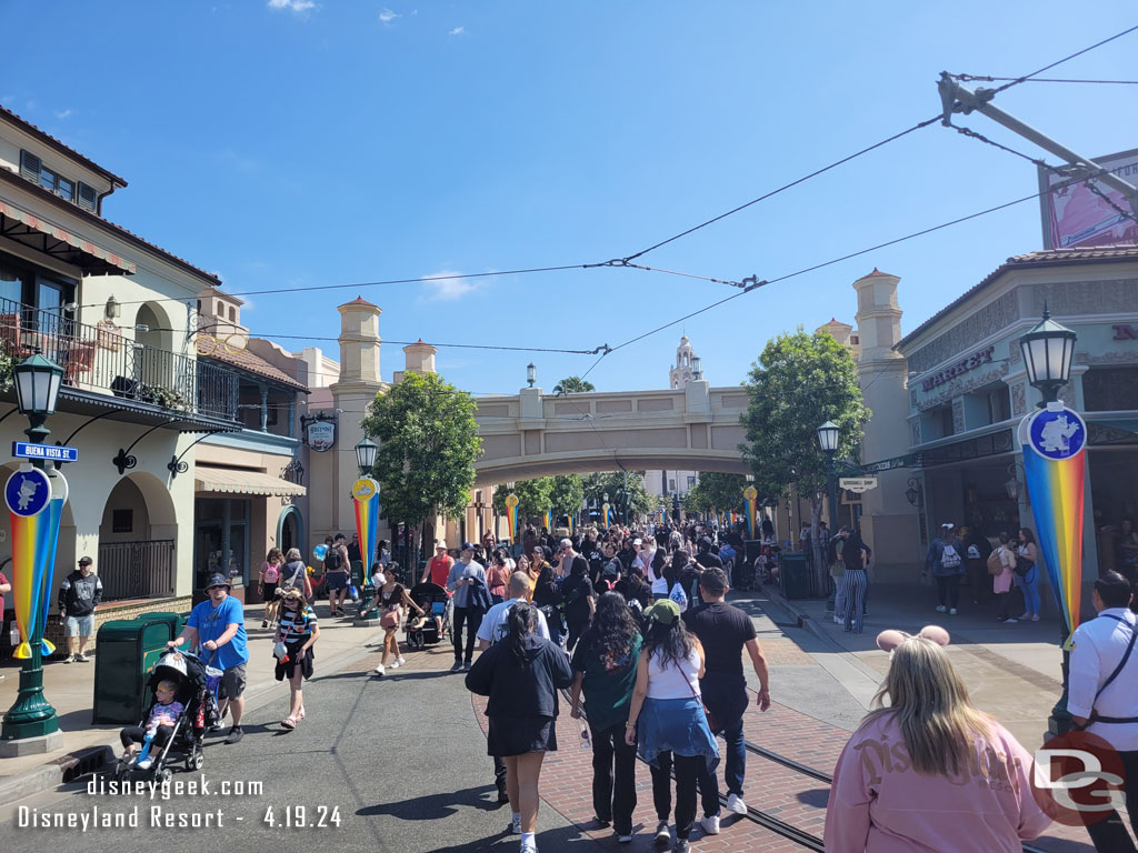 2:59pm - Arrived on Buena Vista Street