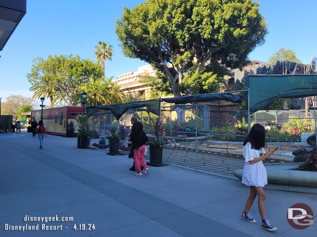 The Earl of Sandwich trailer was not open yet.