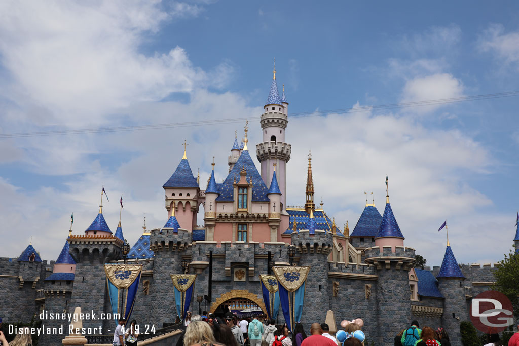 1:00pm - Passing by Sleeping Beauty Castle