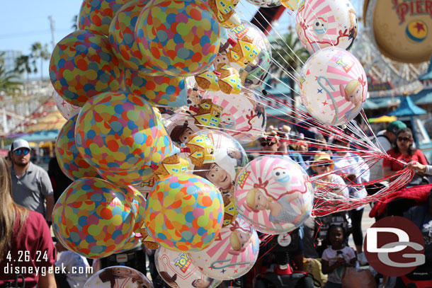 Up and Toy Story Balloons for Pixar Fest.