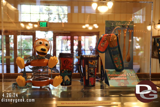 Slinky Dog Sippers are available throughout the parks.