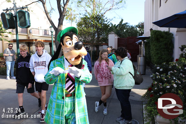 Crossed paths with Goofy