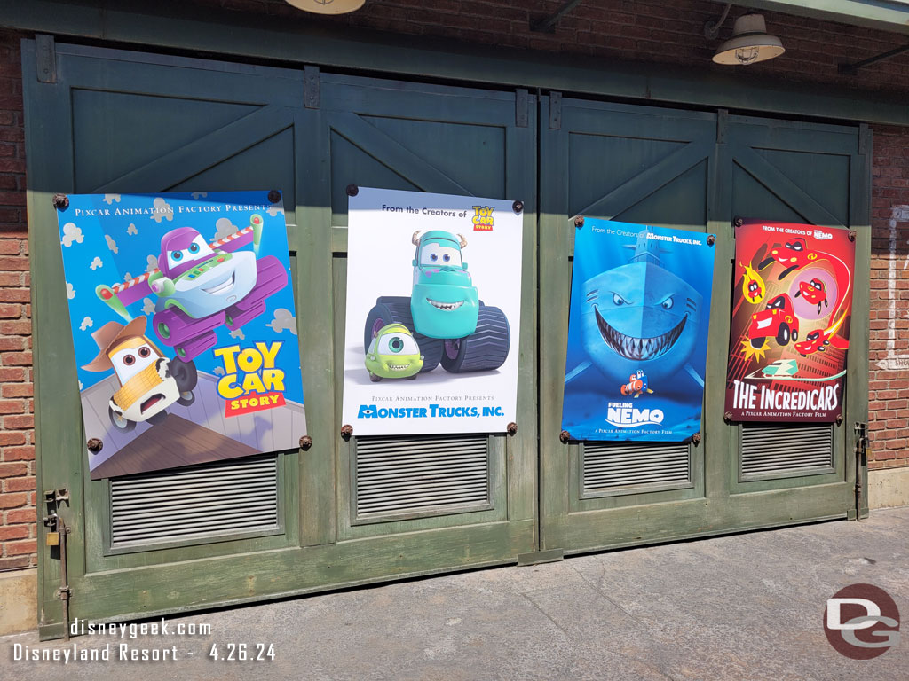 Pixar Fest posters are back in Cars Land