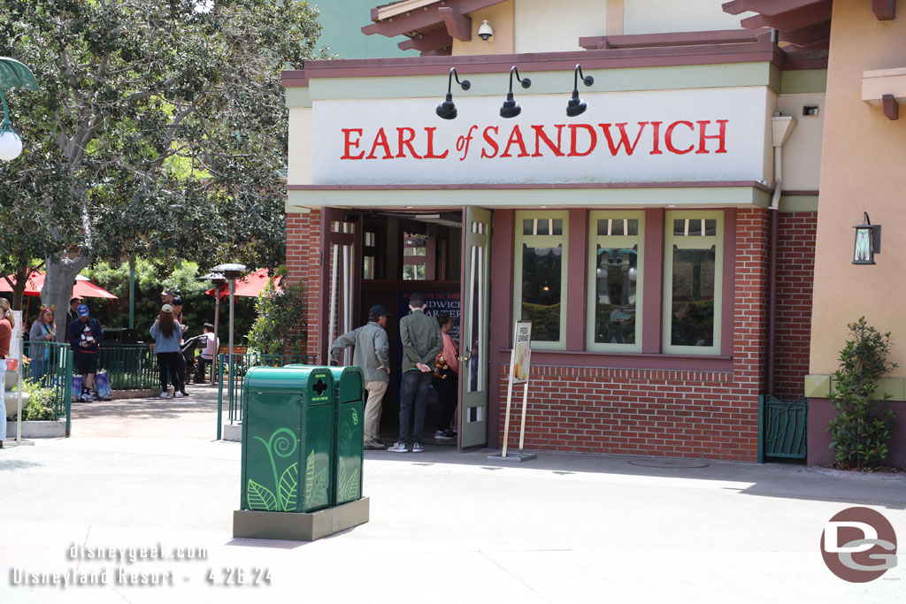 Earl of Sandwich is still open, no indication of a closing date yet but it should be soon.