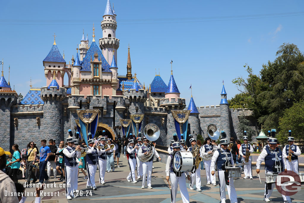 The Disneyland Band was performing so we stopped and caught their Star Wars Medley