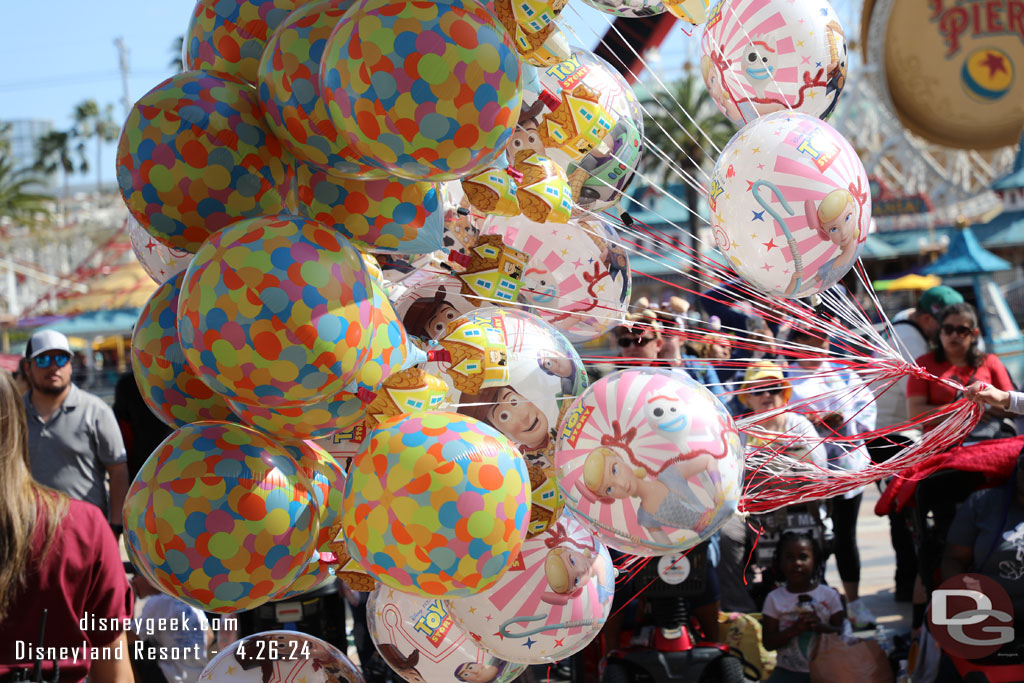 Up and Toy Story Balloons for Pixar Fest.