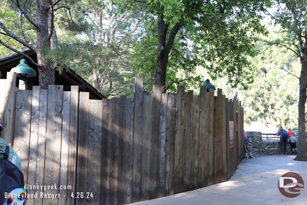 The DVC kiosk in Grizzly Peak Recreation Area (as well as Redwood Creek Challenge Trail) are still behind walls.