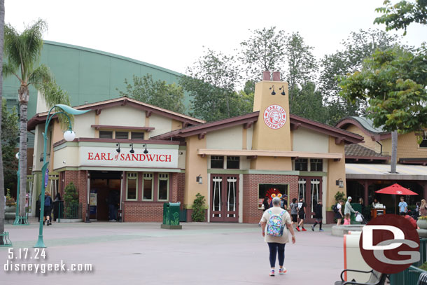 Earl of Sandwich is still open.