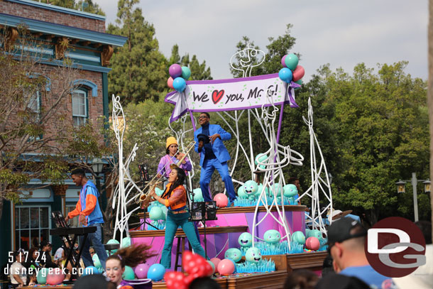 Better Together: A Pixar Pals Celebration! Parade was making its way through Paradise Park.