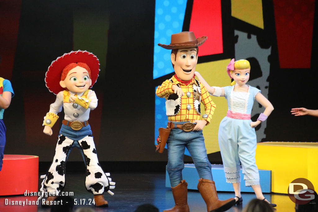 Jessie, Woody and Bo Beep from Toy Story.