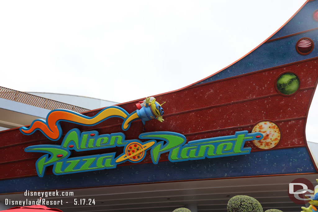 Stopped by Alien Pizza Planet.