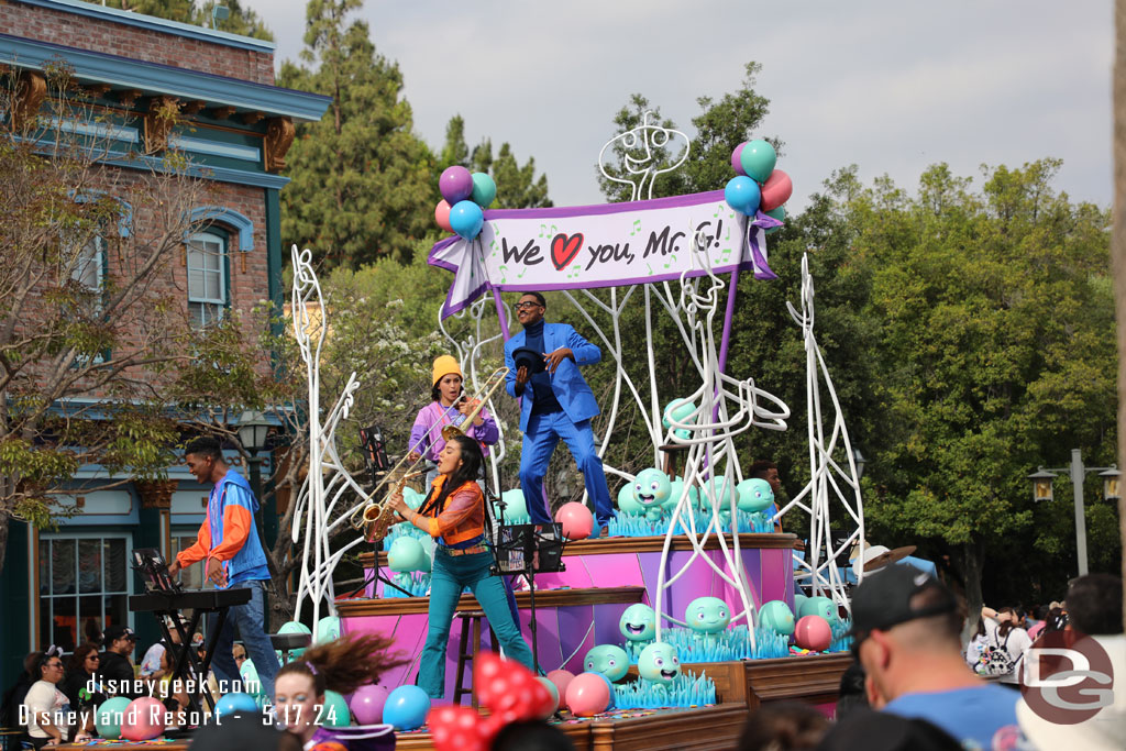 Better Together: A Pixar Pals Celebration! Parade was making its way through Paradise Park.