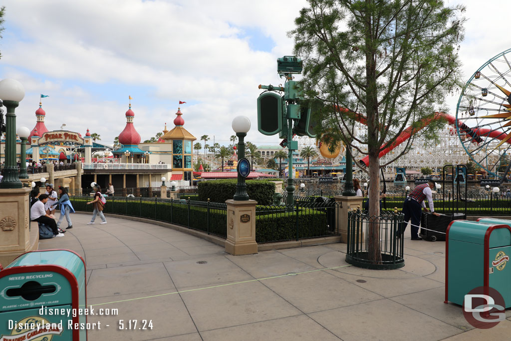 I do not recall seeing the World of Color One Sign (it may have been there since the show premiered and I just don