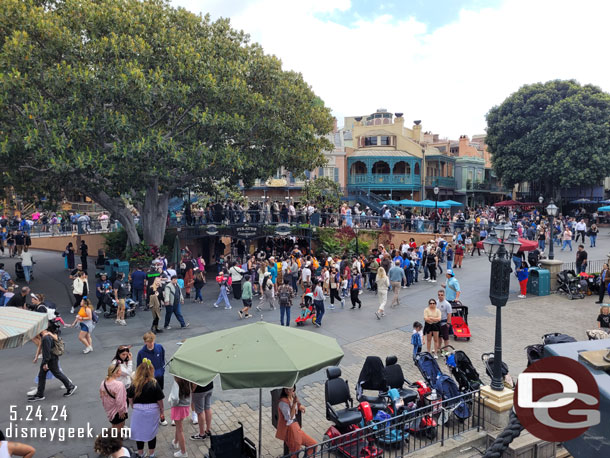 New Orleans Square this afternoon.