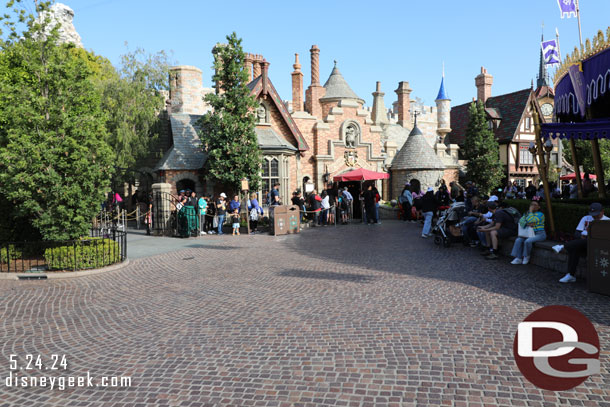 A moment of clear ground in Fantasyland.