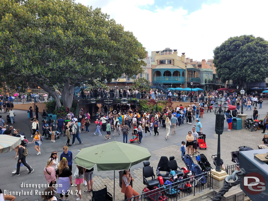 New Orleans Square this afternoon.