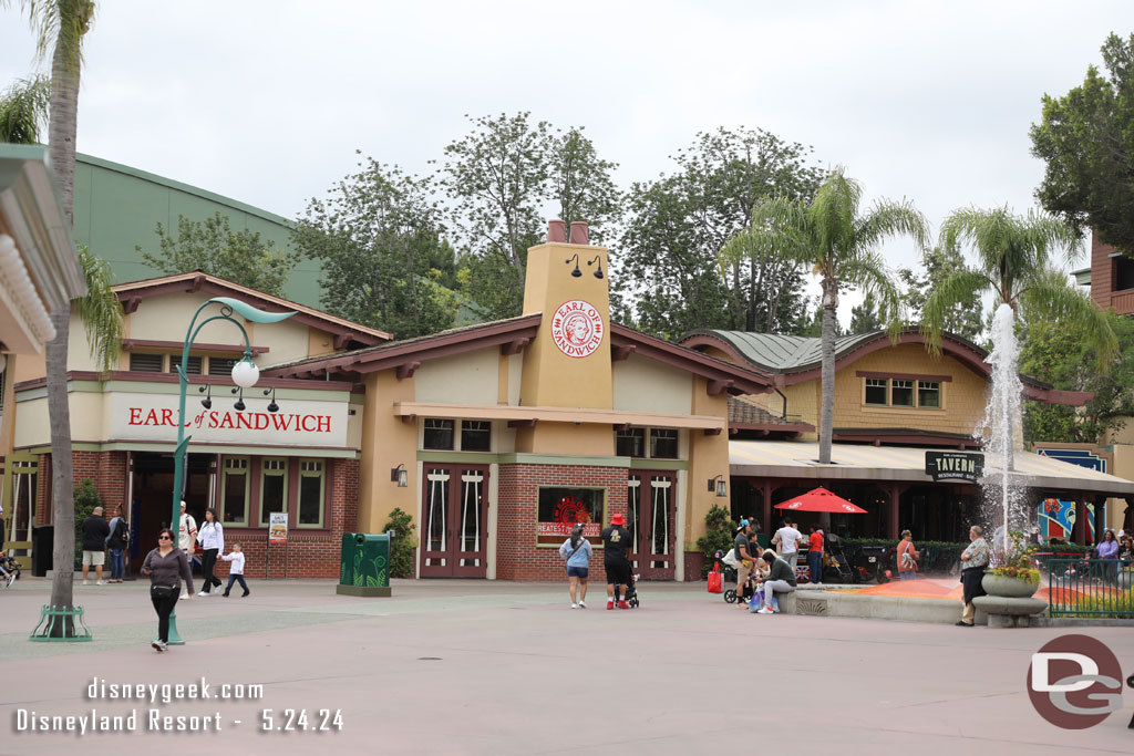 Earl of Sandwich is still open.