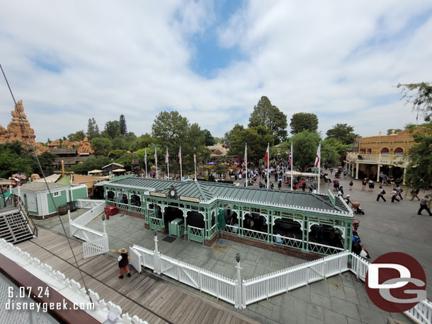 Frontierland from the top deck