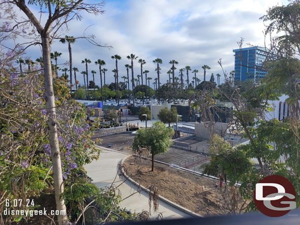 Looks like they are just about ready to pour more concrete in this area of the Downtown Disney project.