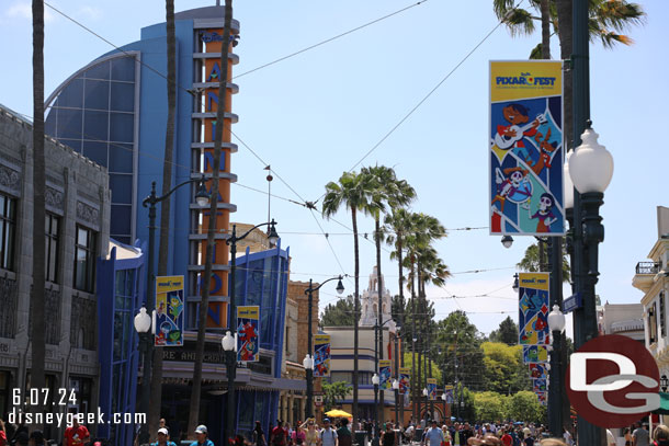 Hollywood Blvd decked out for Pixar Fest