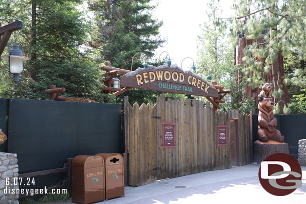 Redwood Creek renovation continues