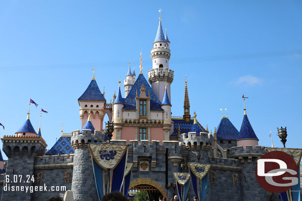 Sleeping Beauty Castle this afternoon