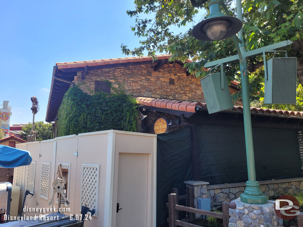 Conversion of the Blue Sky Cellar into the Golden Vine House for DVC is moving along.