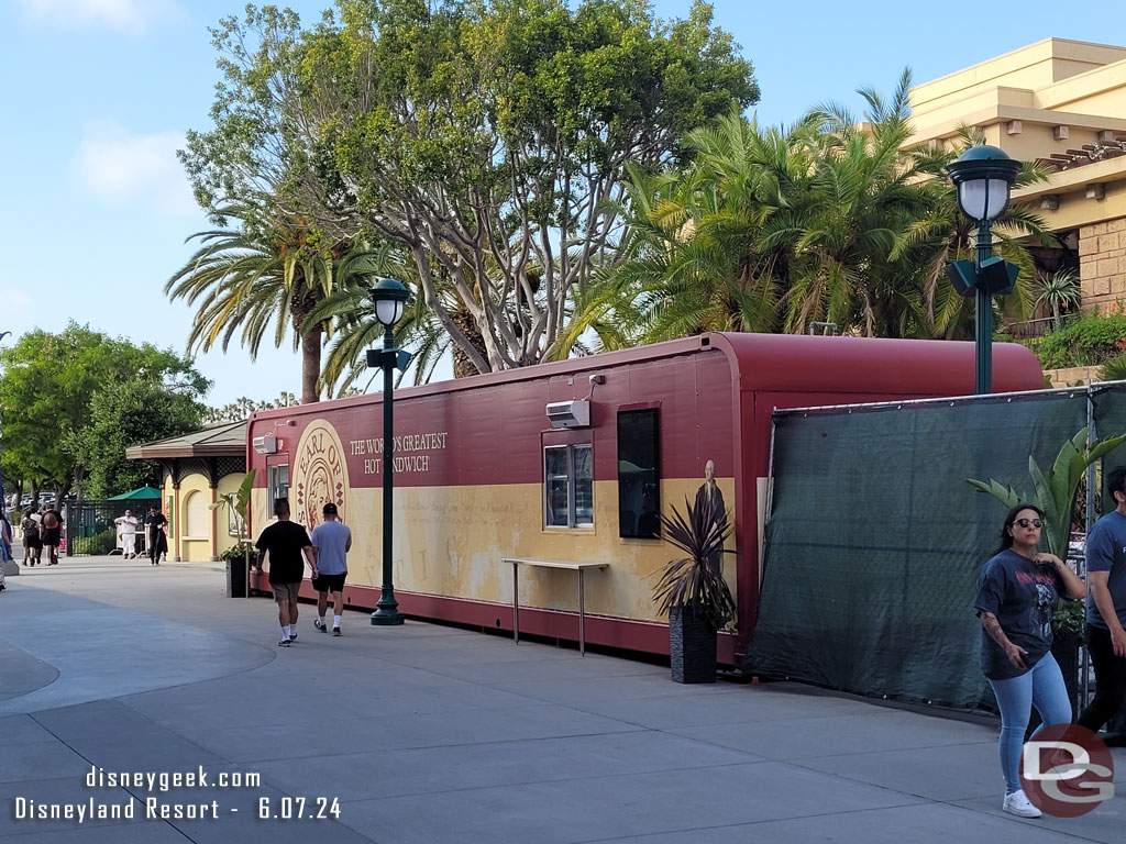 No indications of when this location will be opening. Still a small area fenced in on the right.