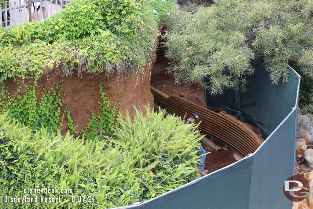 No  water in the flume at the moment