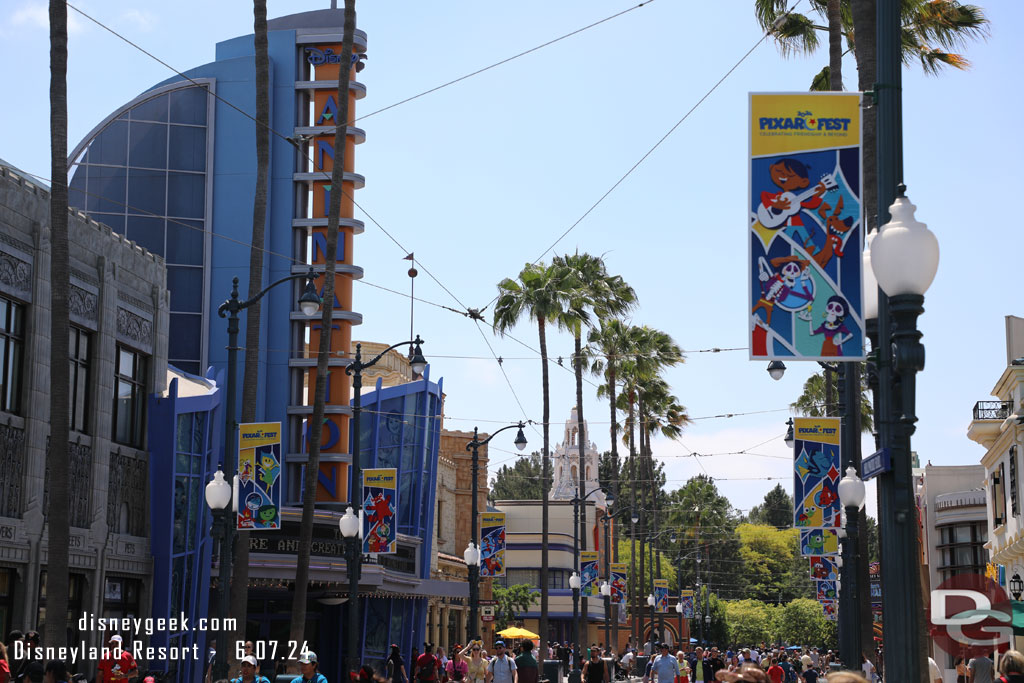 Hollywood Blvd decked out for Pixar Fest