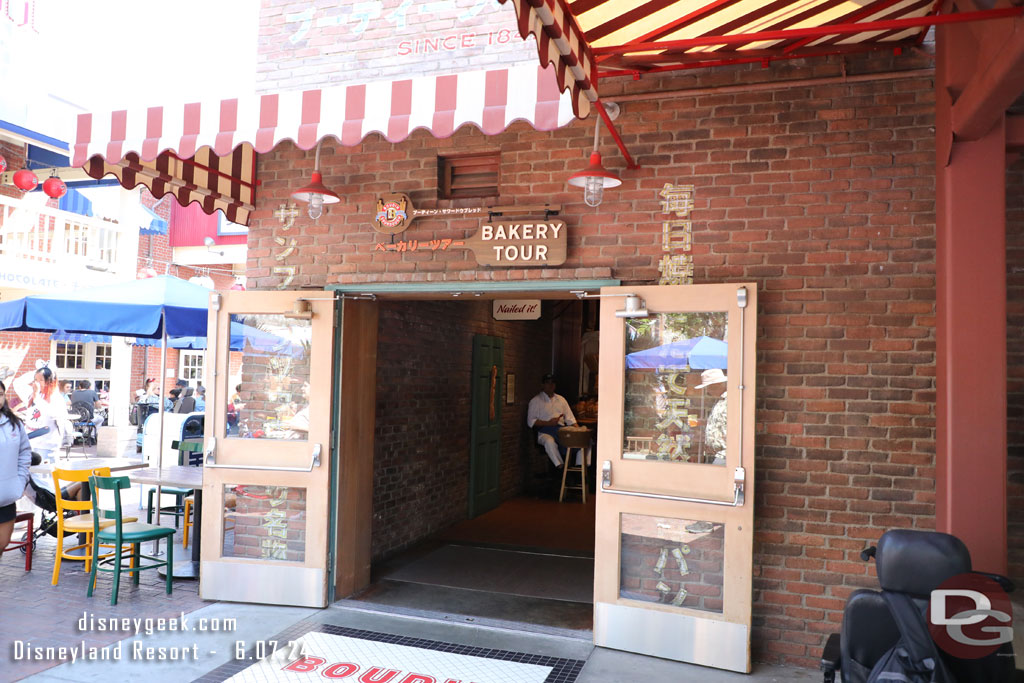 The Bakery Tour has reopened since my last visit. It was closed for renovation.