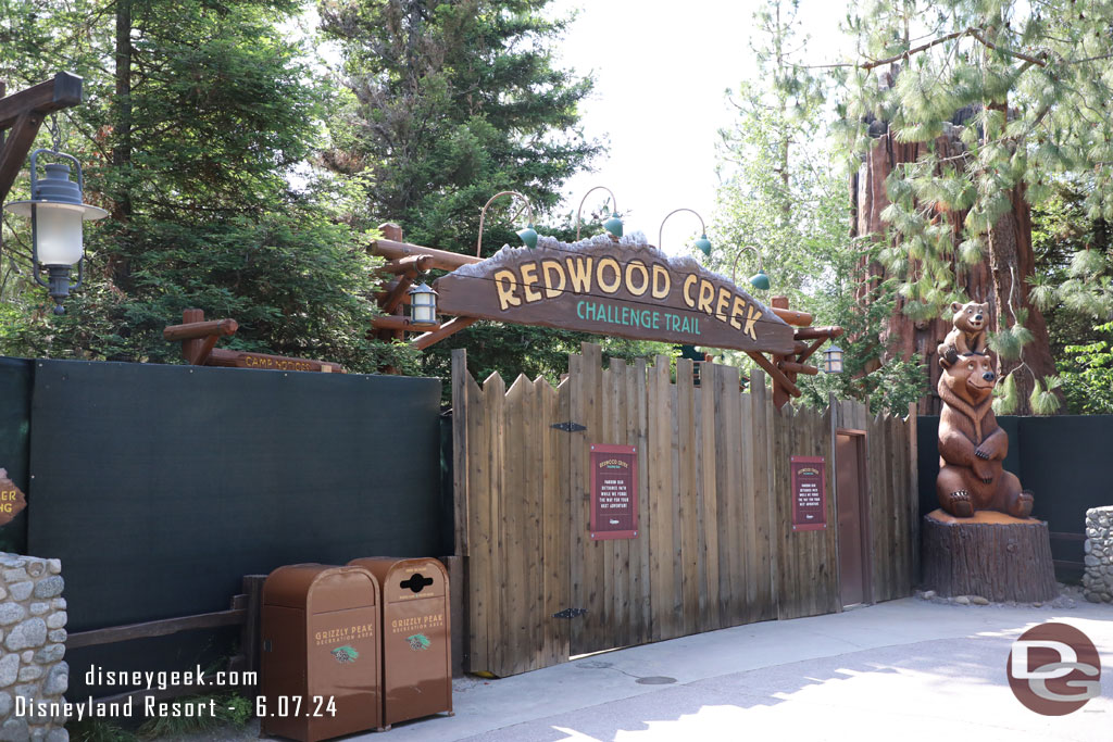 Redwood Creek renovation continues